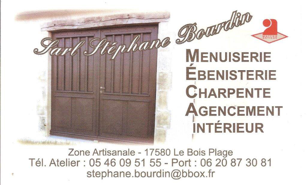 SARL Stéphane Bourdin | menuiserie - ébéniste - charpente - aménagement intérieur